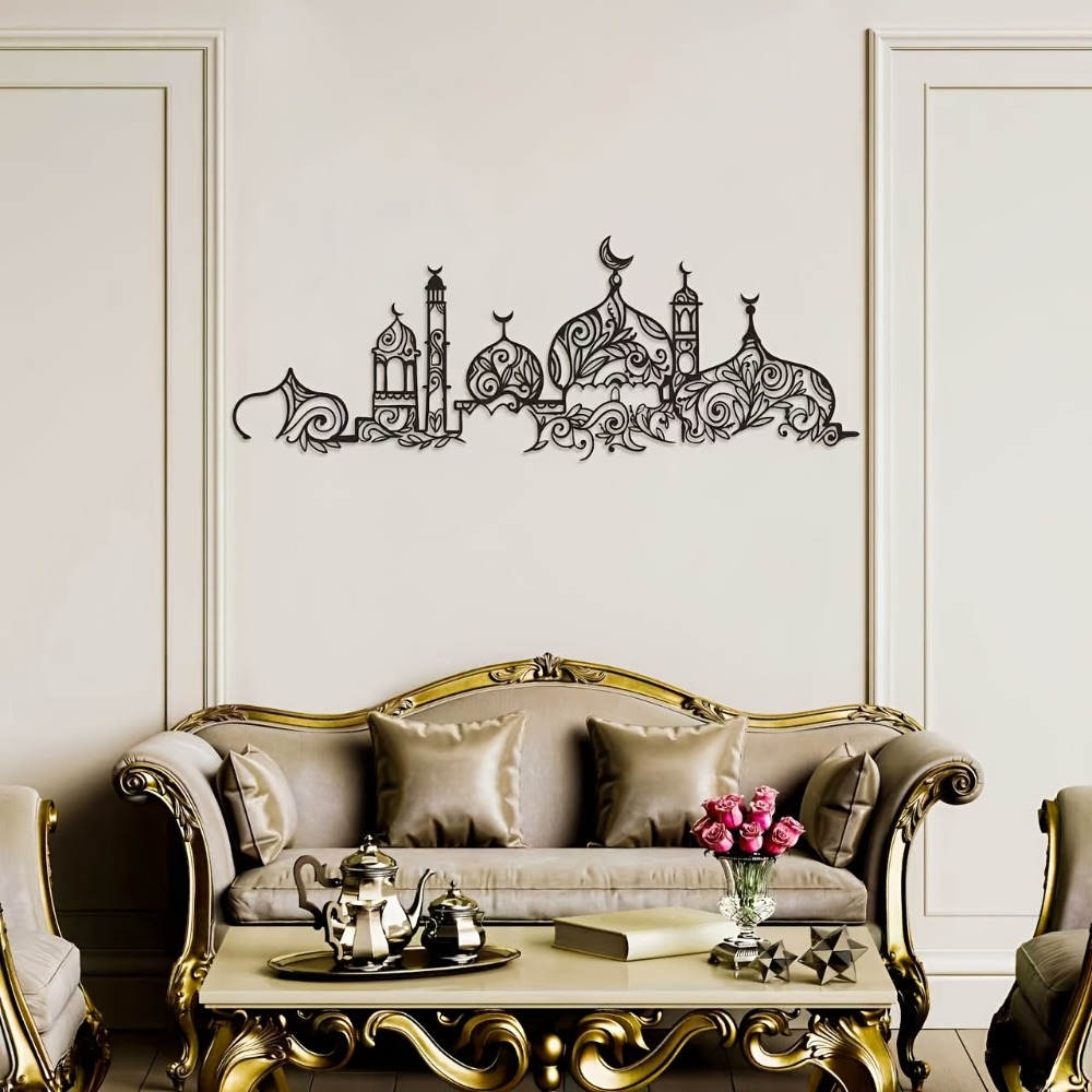 Art & Craft Paper Ideas - CIFBUY Eisen-Wandkunst Islamische Moschee Blumenmuster Metall