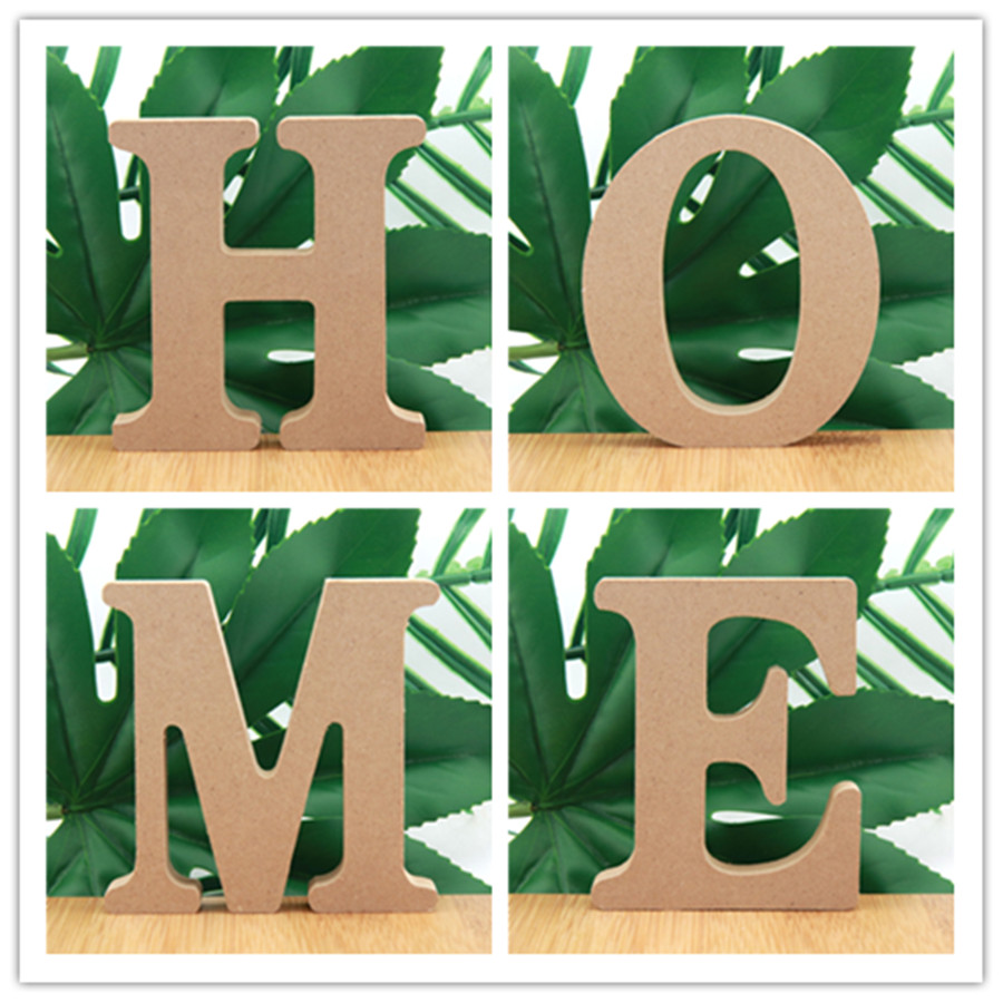 Art Craft Names - 1 Stück 10 cm Holzfarbe Holzbuchstaben