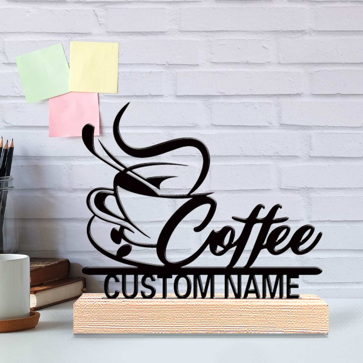 Art Craft Names - 1 Stück Moderne Kaffee-Dose mit individuellem
