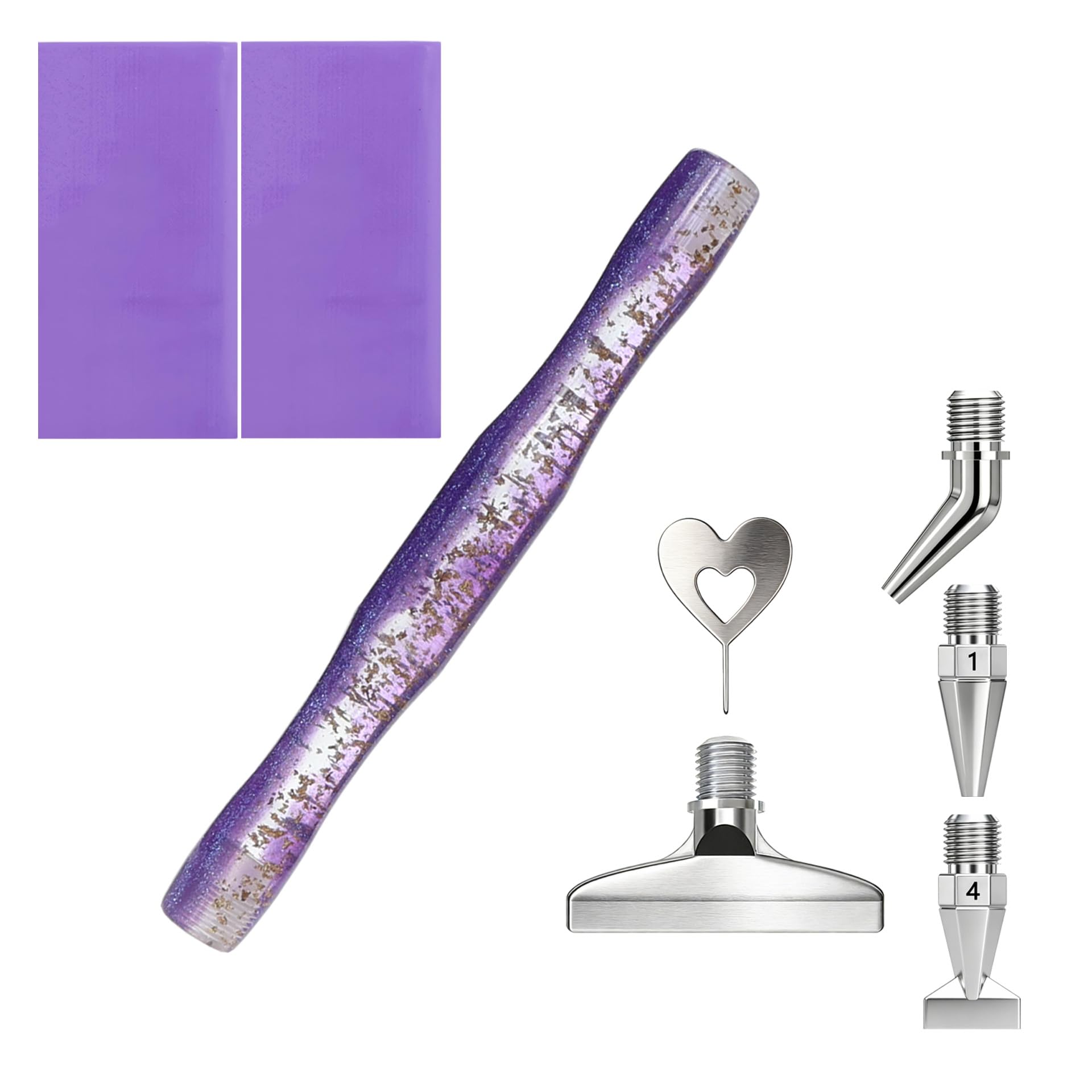 Art Craft For Adults - Diamantmalerei-Kunststift, mit gebogener Spitze, Größen 1