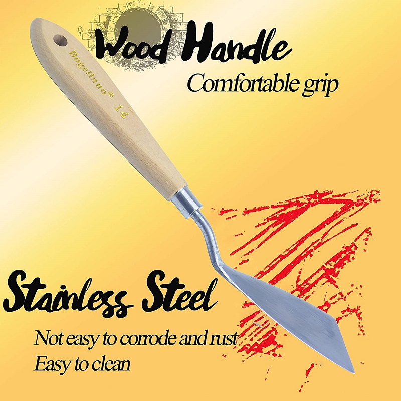 Painting Knife Palette - 1–5 Stück große Palettenmesser für Öl,