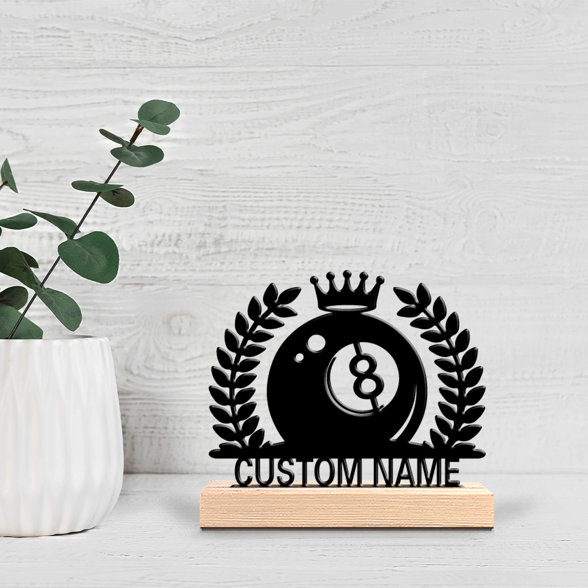 Art Craft Names - 1 Stück Moderne Bowling-Statue mit Anpassbarem