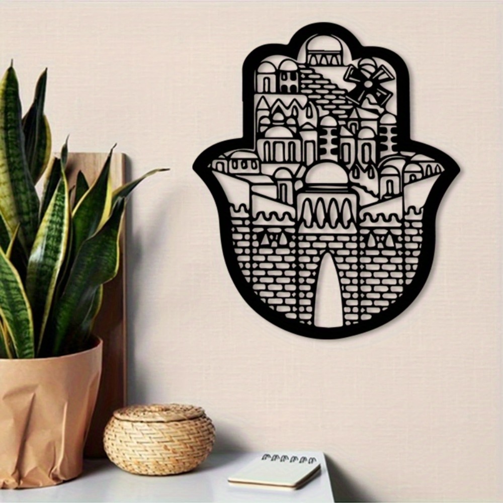Art & Craft Paper Ideas - CIFBUY Eisen-Wandkunst Islamische Architektur Jerusalem Heilige