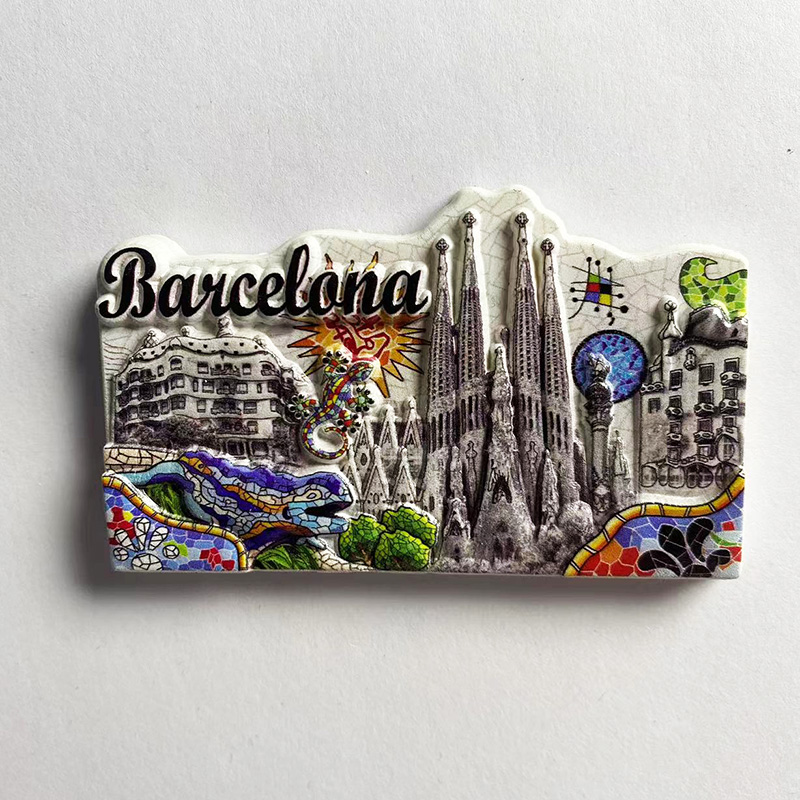 Art Craft Magnet - Barcelona Souvenirs Home Decor Collection Kunsthandwerk
