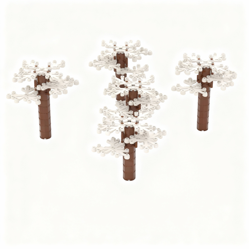 Art Craft Winter - 105-teiliges MOC Creator Winterwald-Modell Bausteine Weihnachtsgeschenk