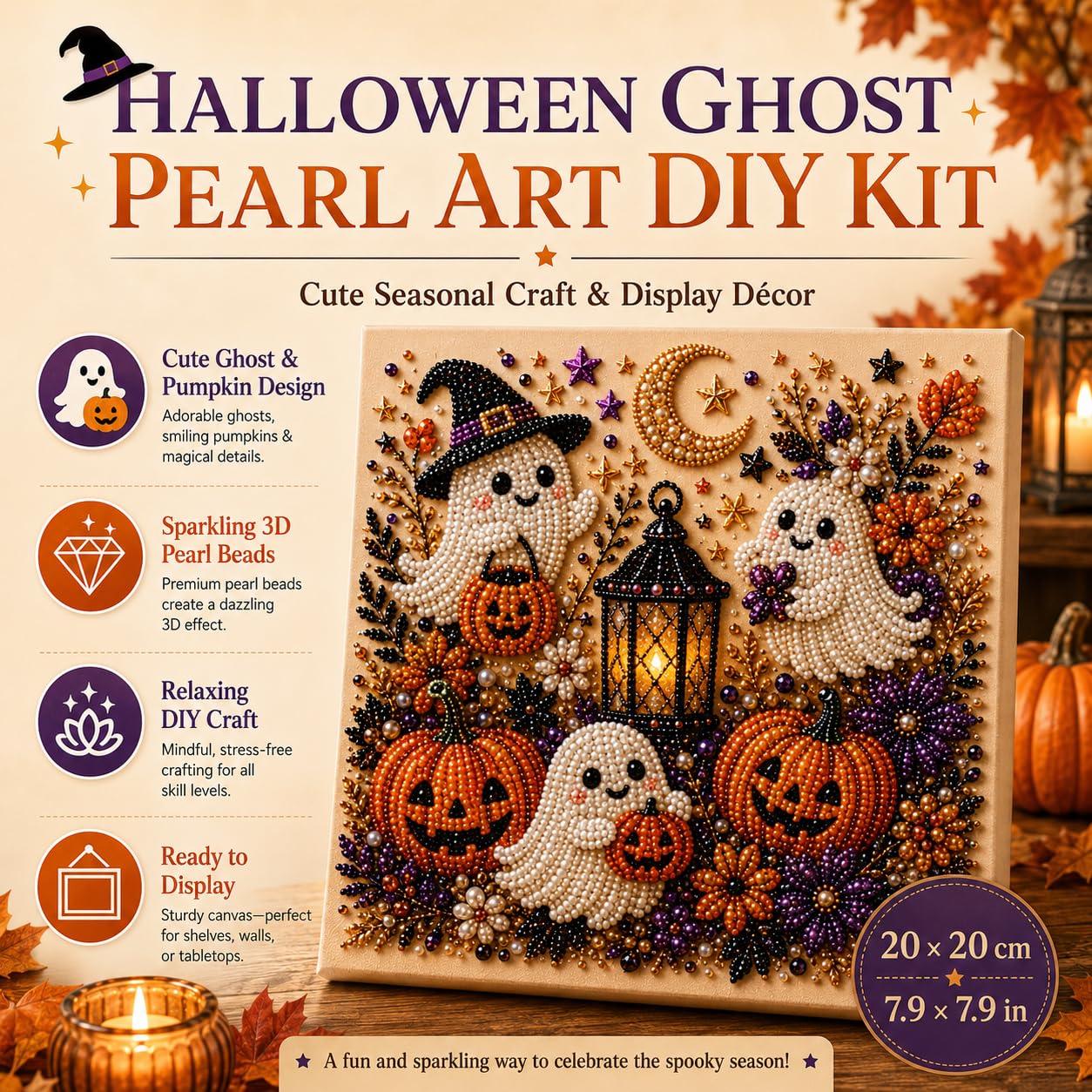 Halloween Geister-Perlen-Kunst – Art Craft Animals Bewertung und Preis