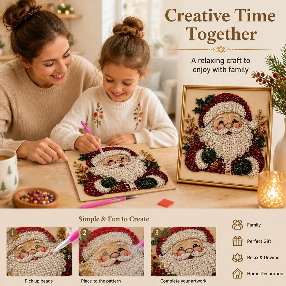 Weihnachtsmann Perlen-Kunst DI – Art Craft For Adults Bewertung und Preis