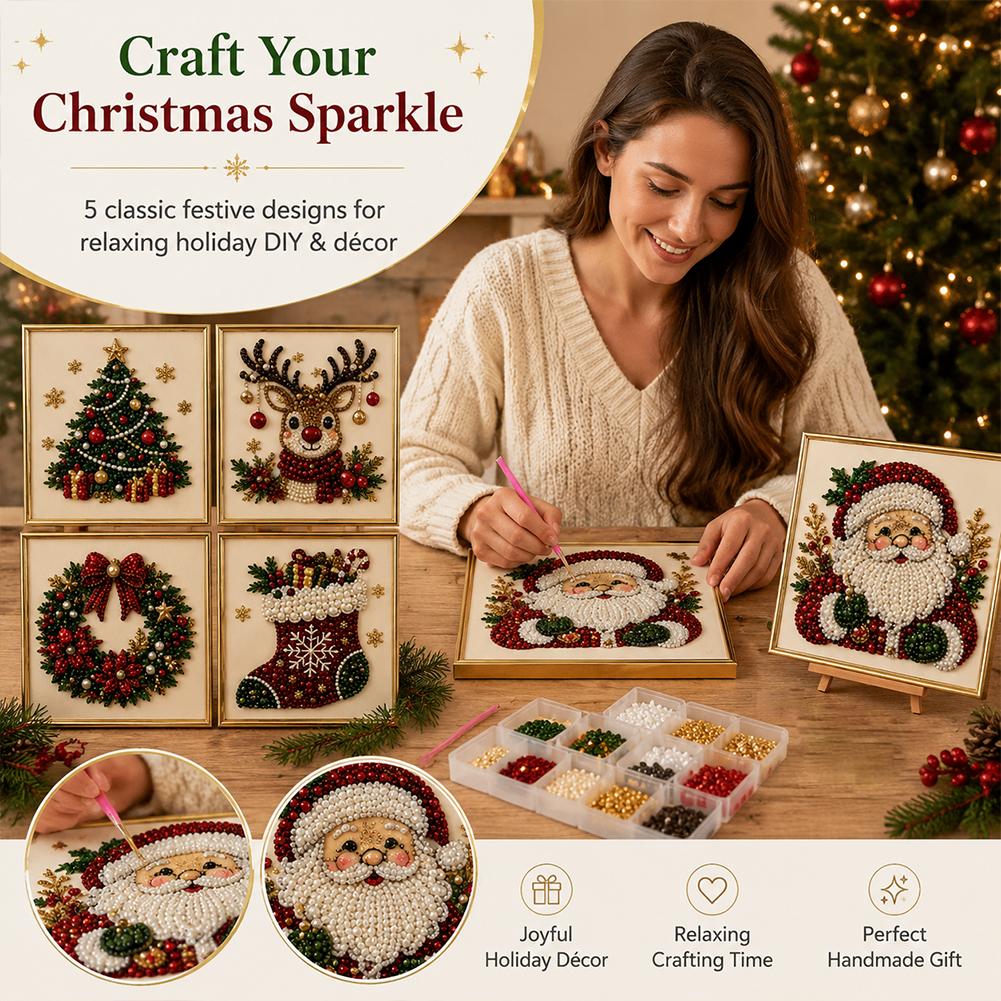 Weihnachtsmann Perlen-Kunst DI – Art Craft For Adults Bewertung und Preis