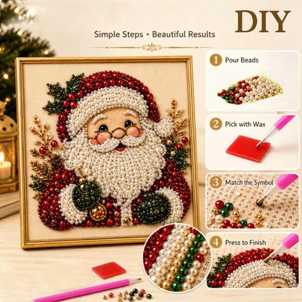 Weihnachtsmann Perlen-Kunst DI – Art Craft For Adults Bewertung und Preis