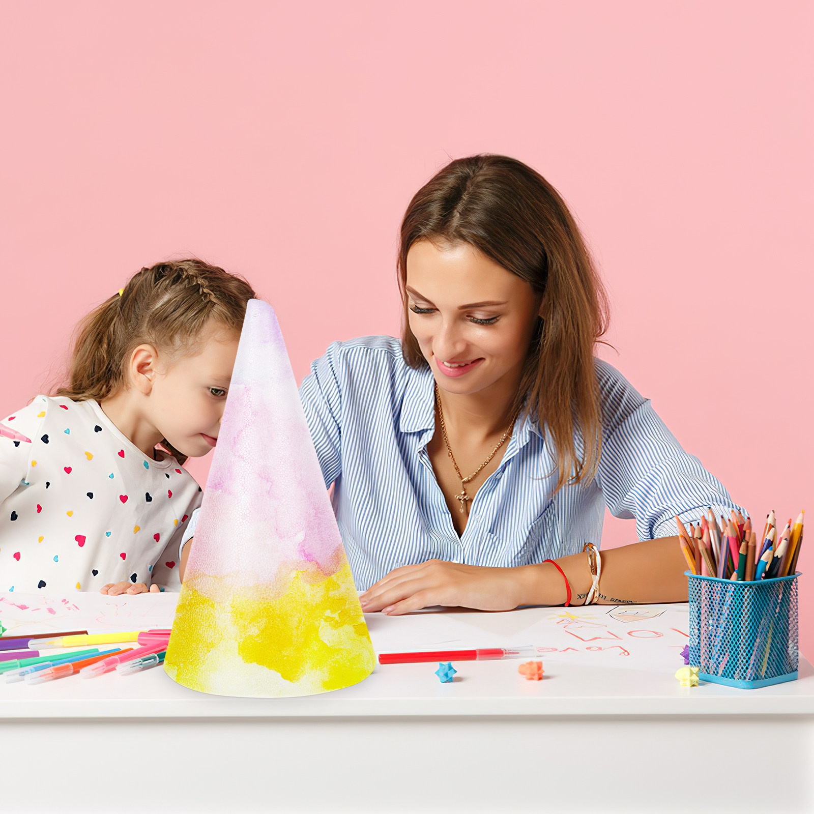 Kleine Bastelkegel aus Polysty – Art Craft Winter Bewertung und Preis