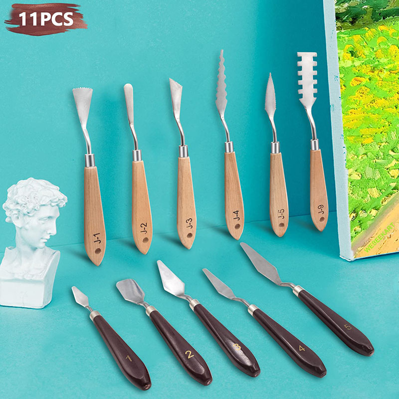 11-teiliges Malermesser-Set au – Painting Knife Palette Bewertung und Preis