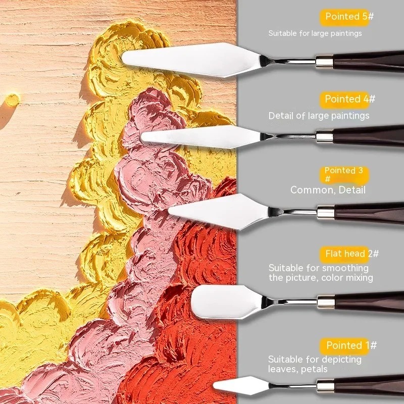 Ölgemälde Schaber Palette Mess – Painting Knife Palette Bewertung und Preis