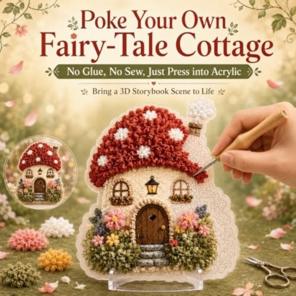 Fantasievolles 3D-Stoff-Poke-A – Art Craft Village Bewertung und Preis