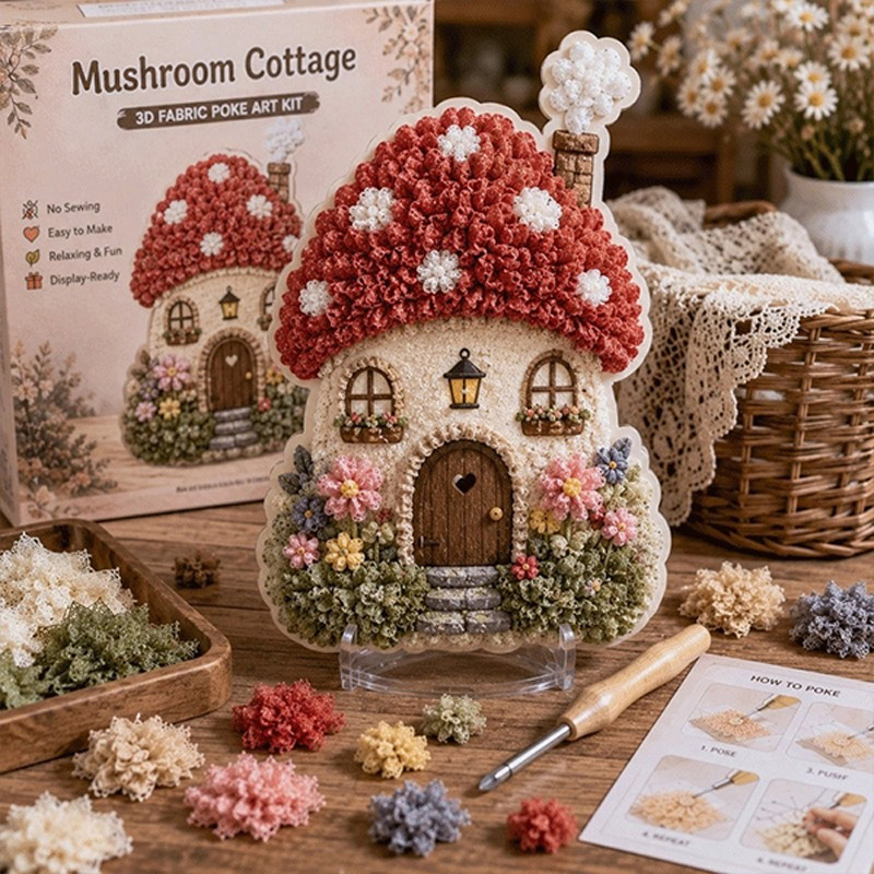 Fantasievolles Dorf 3D Stoff-P – Art Craft Village Bewertung und Preis