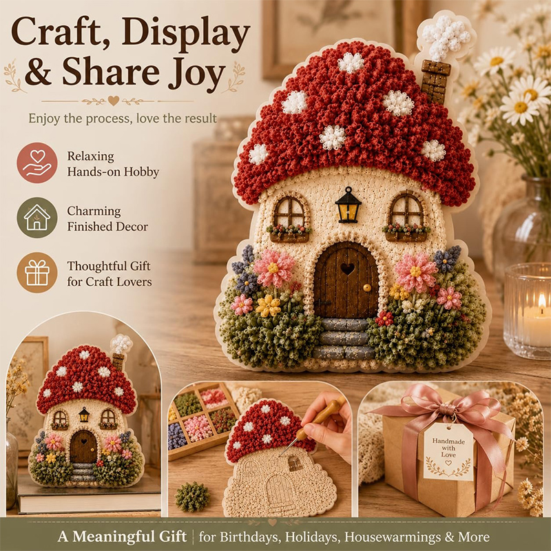Fantasievolles Dorf 3D Stoff-P – Art Craft Village Bewertung und Preis
