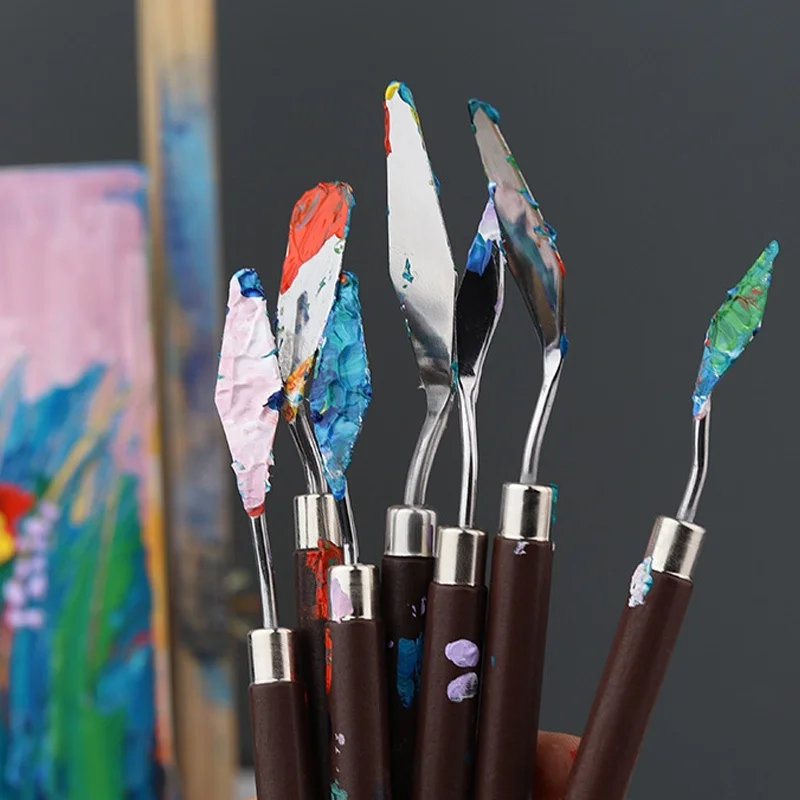 5/7 Teile/satz Kunst Ölgemälde – Painting Knife Palette Bewertung und Preis