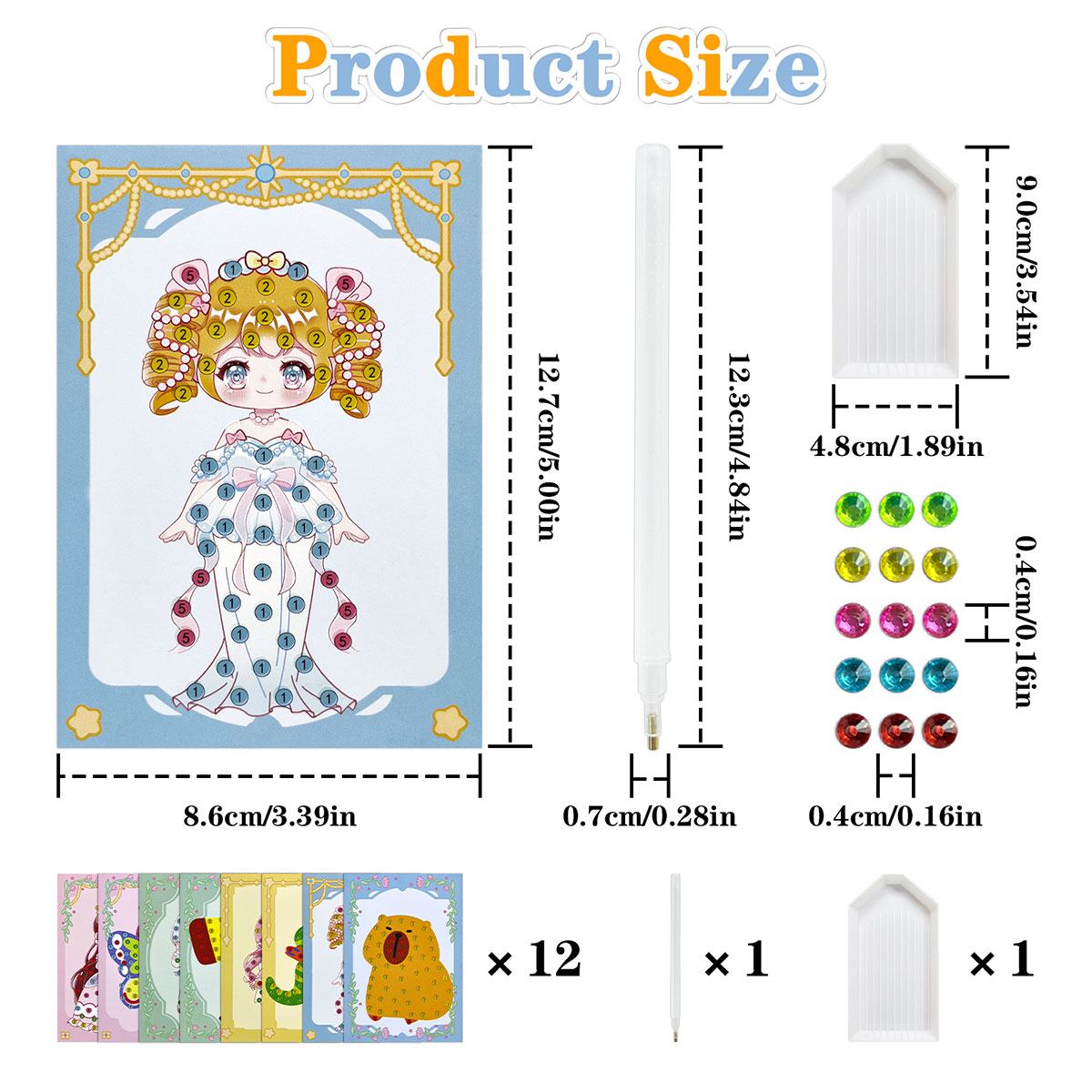 16-teiliges Edelstein-Set, DIY – Art And Craft With Paint Bewertung und Preis