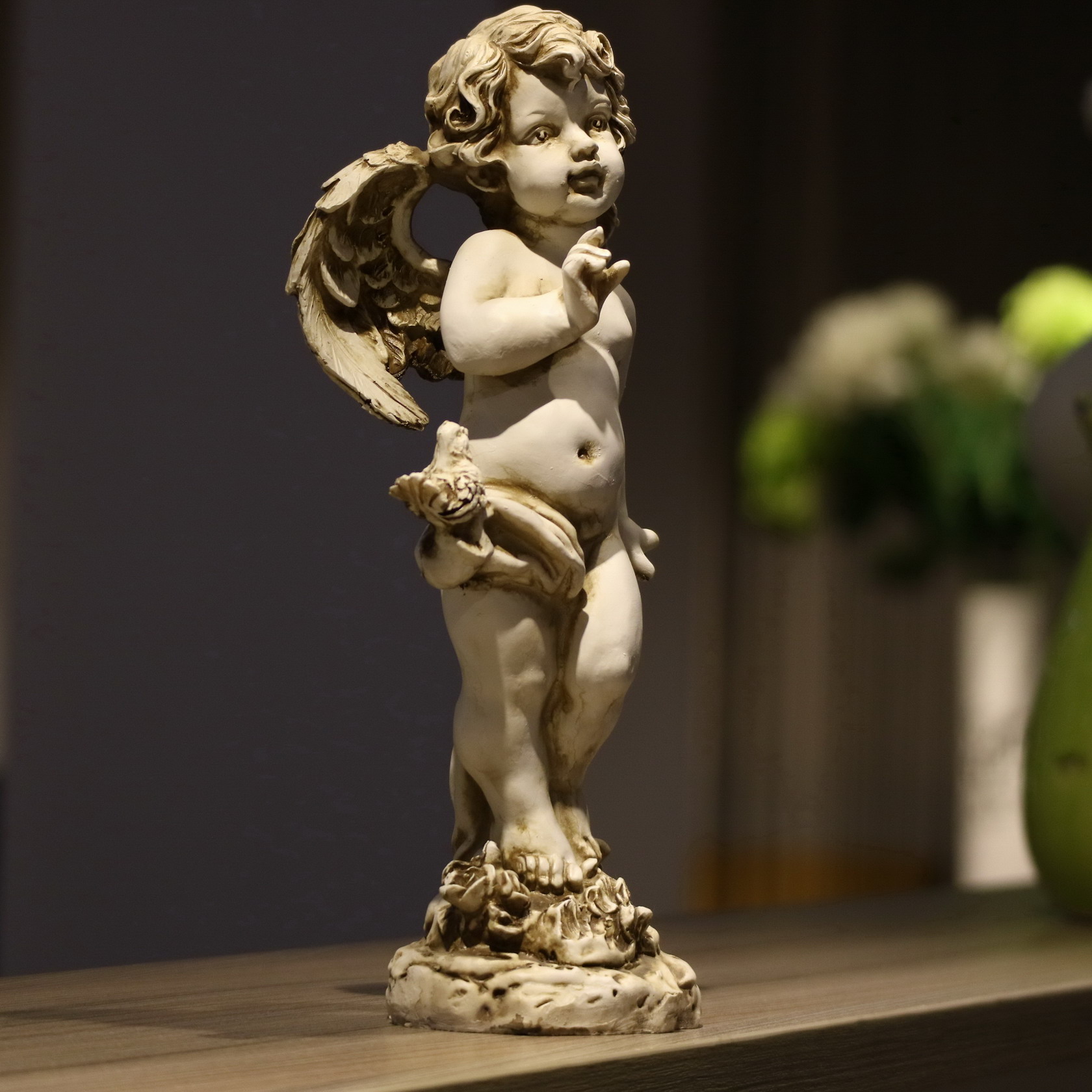 Retro-Engel-Figur aus Kunsthar – Unique Art Craft Bewertung und Preis