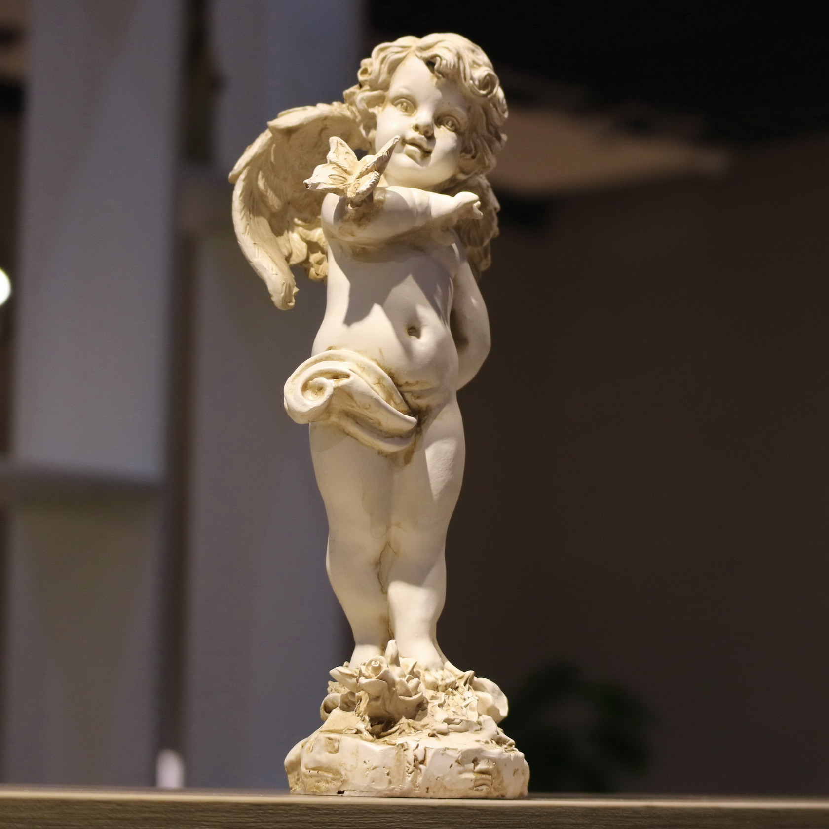 Retro-Engel-Figur aus Kunsthar – Unique Art Craft Bewertung und Preis