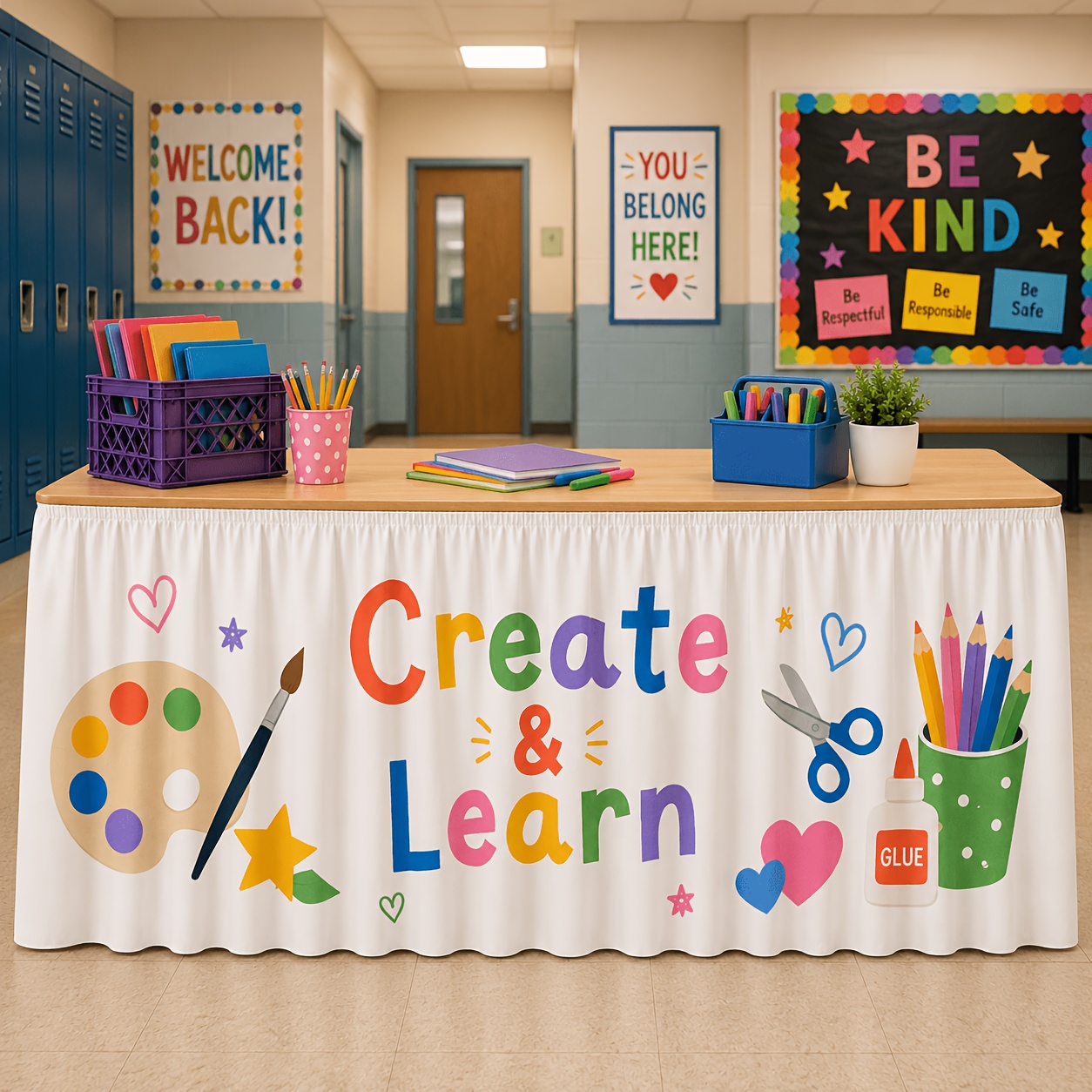 1 Tischdecken-Tischrock, kreat – Art Craft Classes Bewertung und Preis