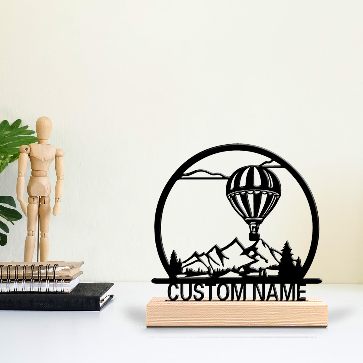 1 Stück Heißluftballon mit ind – Art Craft Names Bewertung und Preis