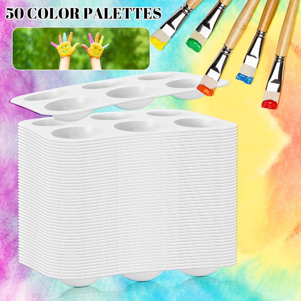 50er-Pack 6-Fach Kunststoff-Fa – Art Craft Classes Bewertung und Preis