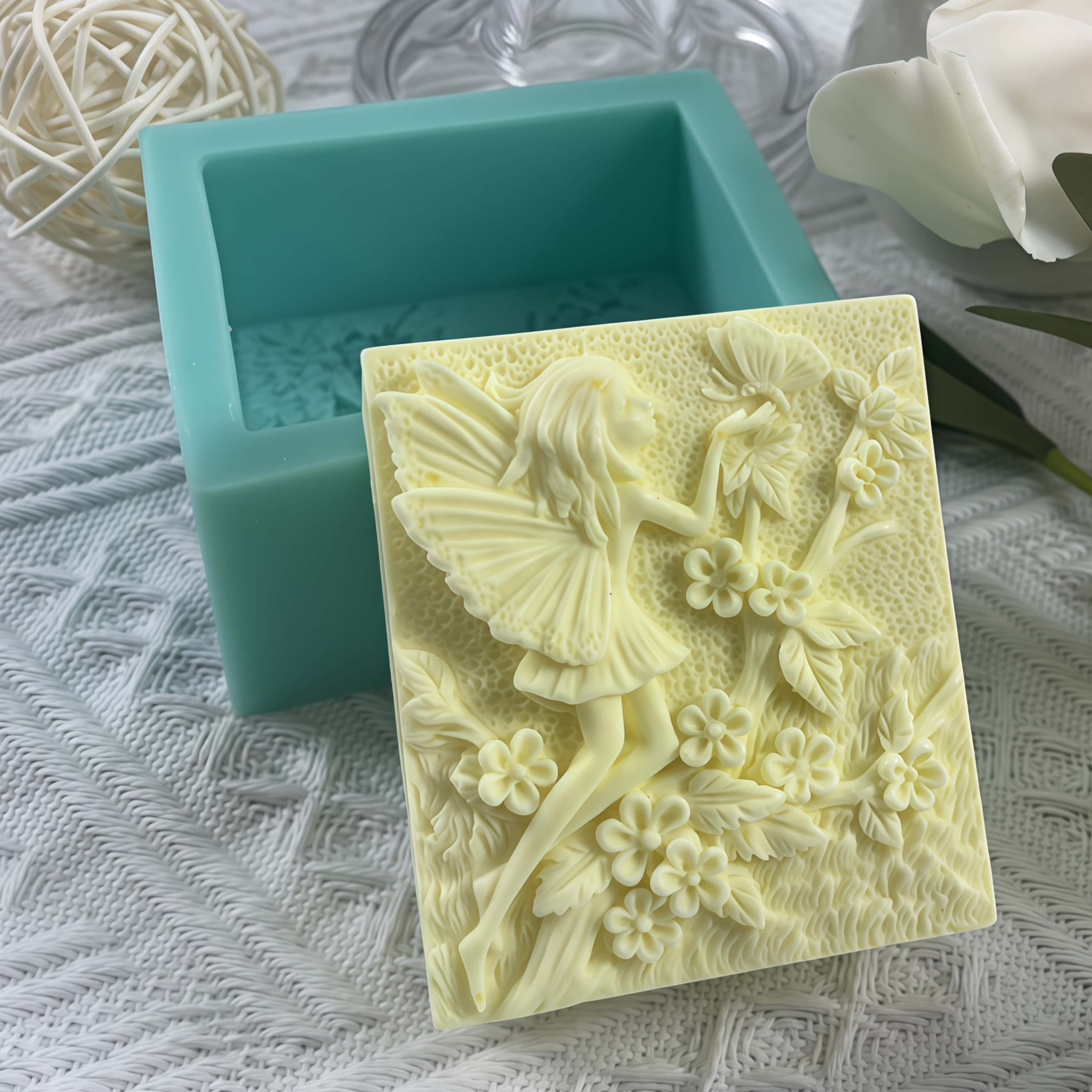 Silikon-Seifenform, Blumenfee, – Art Craft Butterfly Bewertung und Preis