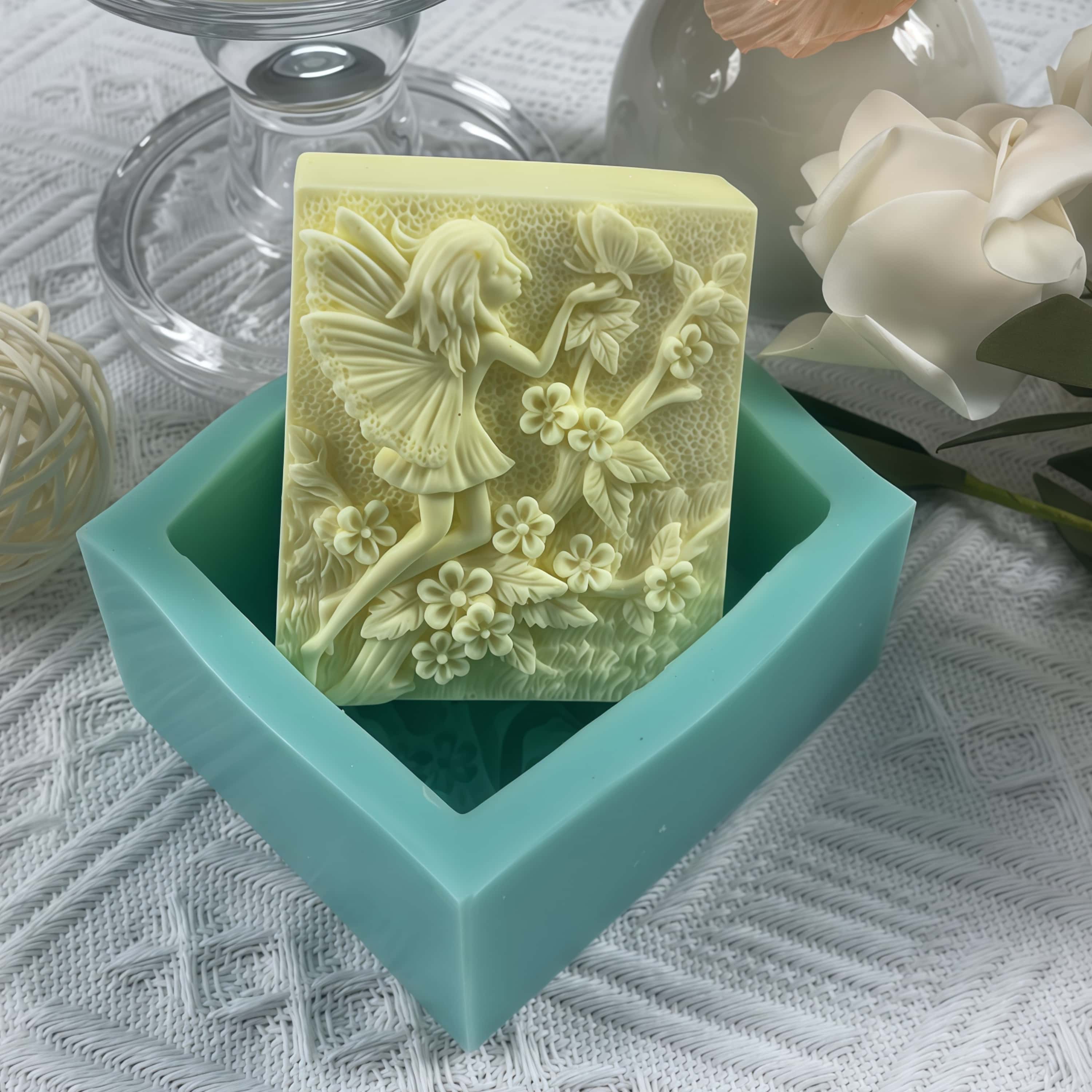 Silikon-Seifenform, Blumenfee, – Art Craft Butterfly Bewertung und Preis
