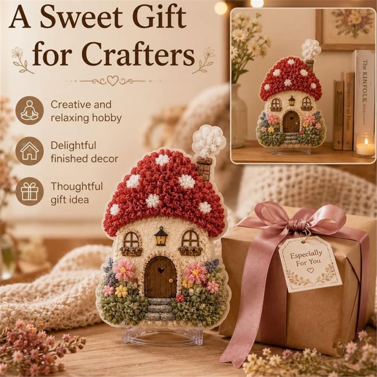 Fantasievolles 3D-Stoff-Poke-A – Art Craft Village Bewertung und Preis