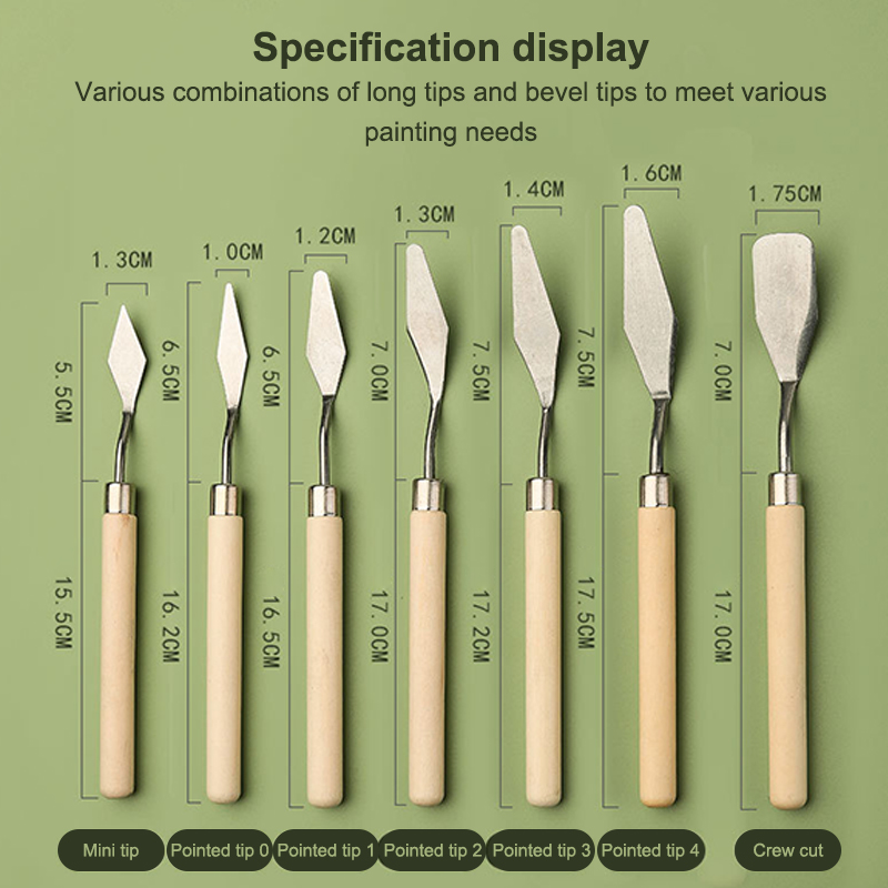 【Happy】 7-teiliges Set aus Ede – Painting Knife Palette Bewertung und Preis