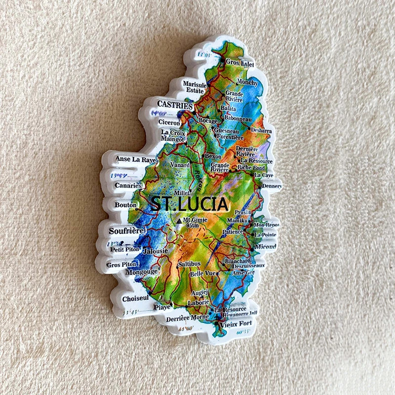 1 Stück, St. Lucia Reise-Souve – Art Craft Magnet Bewertung und Preis