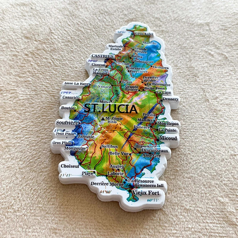 1 Stück, St. Lucia Reise-Souve – Art Craft Magnet Bewertung und Preis