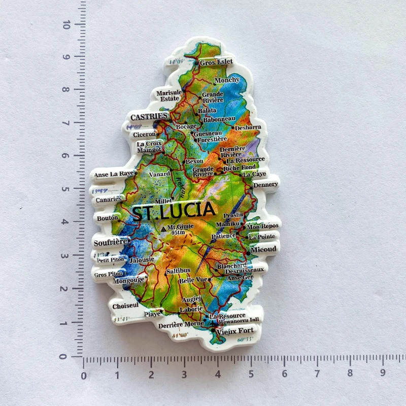 1 Stück, St. Lucia Reise-Souve – Art Craft Magnet Bewertung und Preis