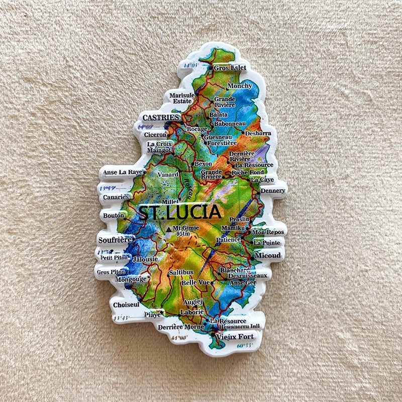 1 Stück, St. Lucia Reise-Souve – Art Craft Magnet Bewertung und Preis