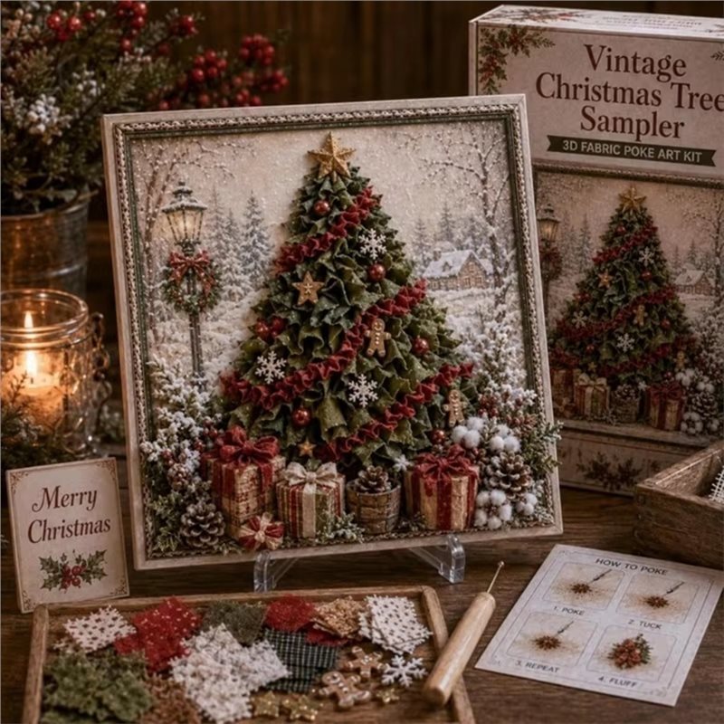 CYGJ-Stoff-Poke-Art-DIY-Set We – Art And Craft Xmas Tree Bewertung und Preis