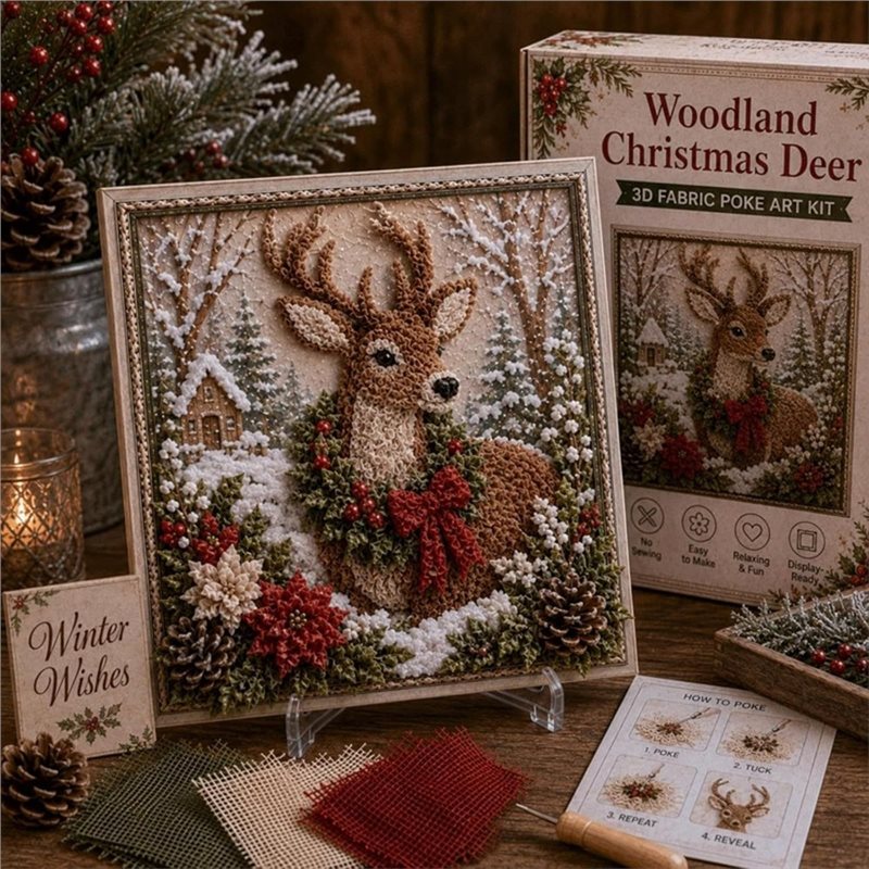 CYGJ-Stoff-Poke-Art-DIY-Set We – Art And Craft Xmas Tree Bewertung und Preis