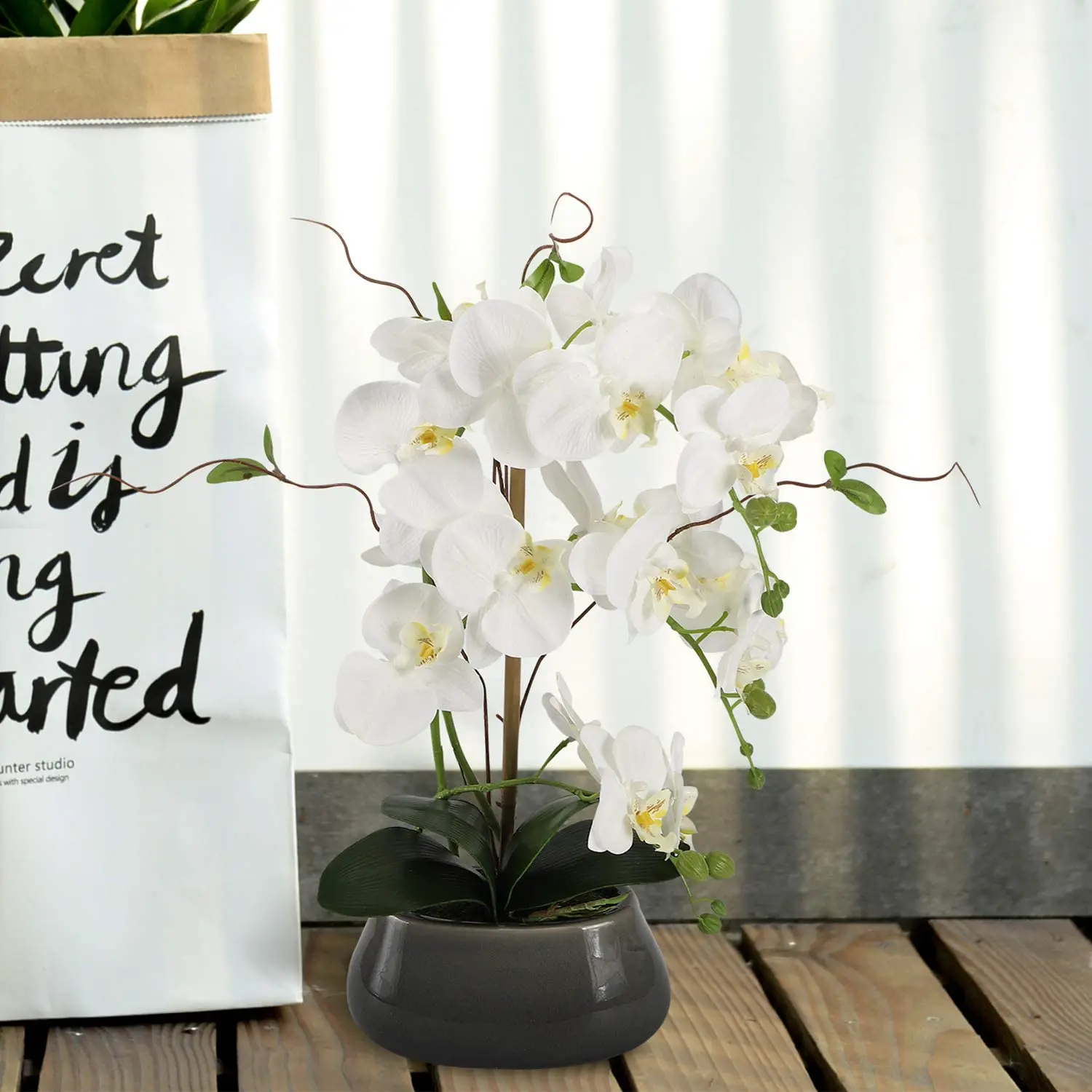 Künstliche Orchideen blumen Mi – Art Craft Vase Bewertung und Preis