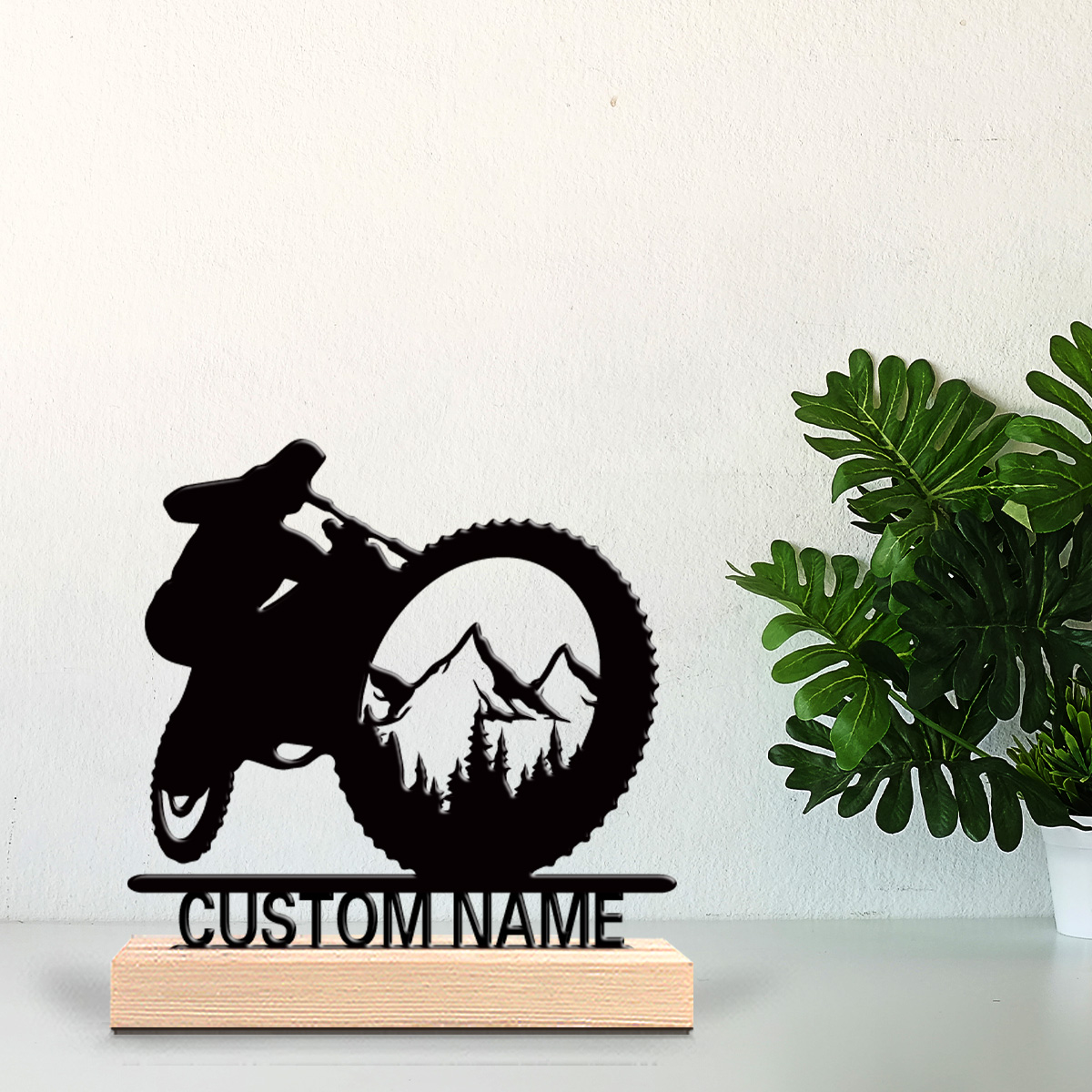 1 Stück Motorrad-Bergblick Met – Art Craft Names Bewertung und Preis