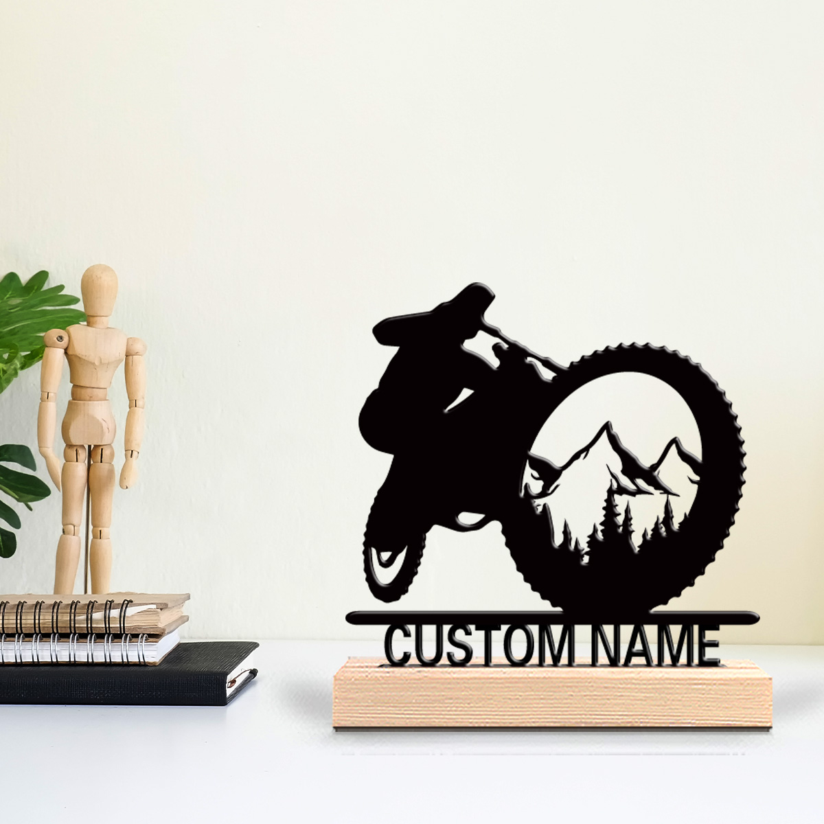 1 Stück Motorrad-Bergblick Met – Art Craft Names Bewertung und Preis