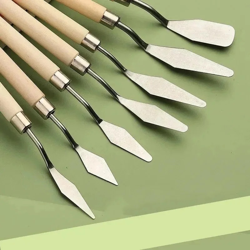 1/2 Set Edelstahl-Ölmalmesser, – Painting Knife Palette Bewertung und Preis