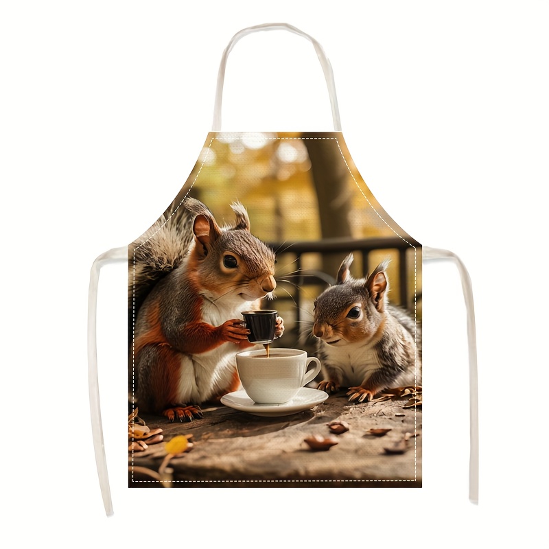 Leinen-Schürze mit Eichhörnche – Art Craft Gift Ideas Bewertung und Preis