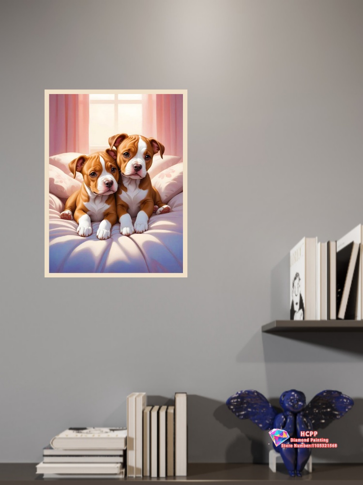 Warme Hunde-Diamantmalerei-Set – Unique Art Craft Bewertung und Preis