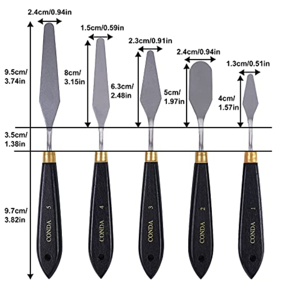 Palettenmesser-Set aus Edelsta – Painting Knife Palette Bewertung und Preis