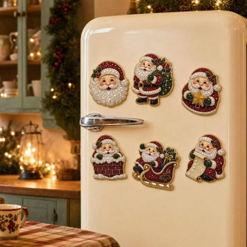 6-teiliges Weihnachts-Diamantk – Art Craft Magnet Bewertung und Preis