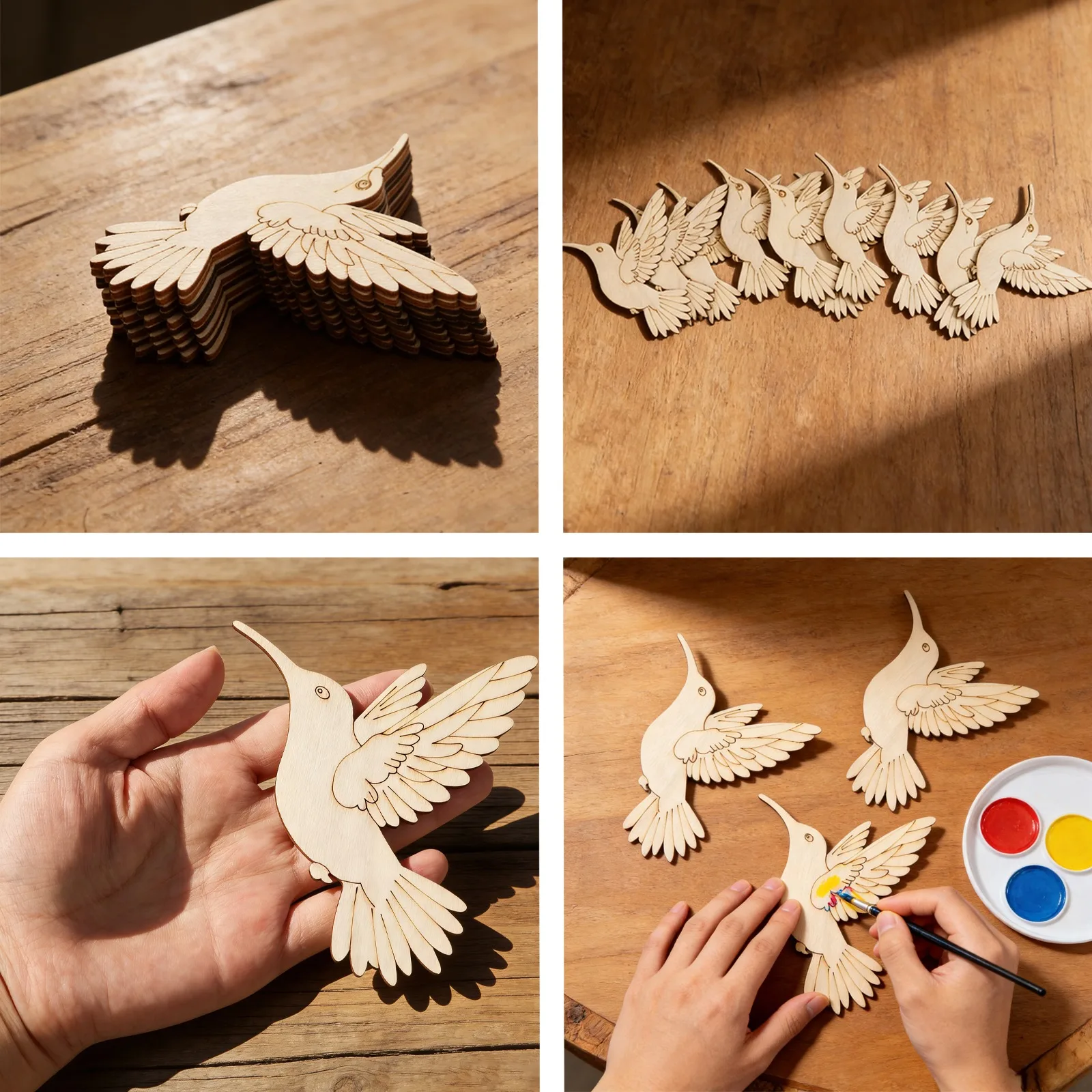 10 Stück Unfertige Holz-Tierfi – Art Craft Animals Bewertung und Preis