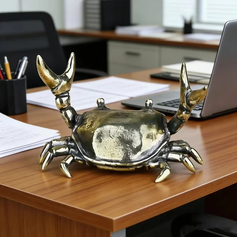 Messing-Krabben-Skulptur Gewic – Art Craft Furniture Bewertung und Preis