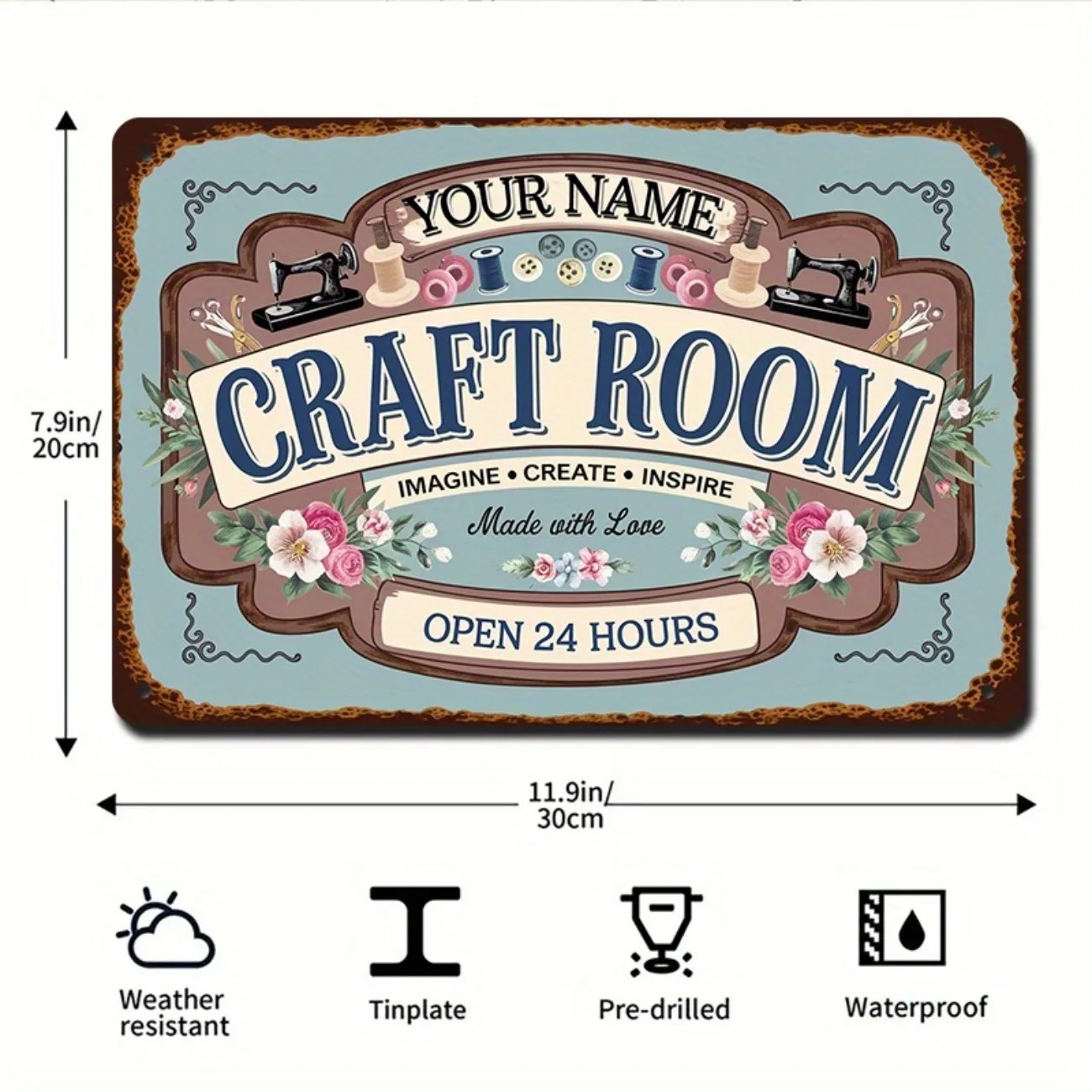 Personalisiertes Metallschild  – Art Craft Names Bewertung und Preis