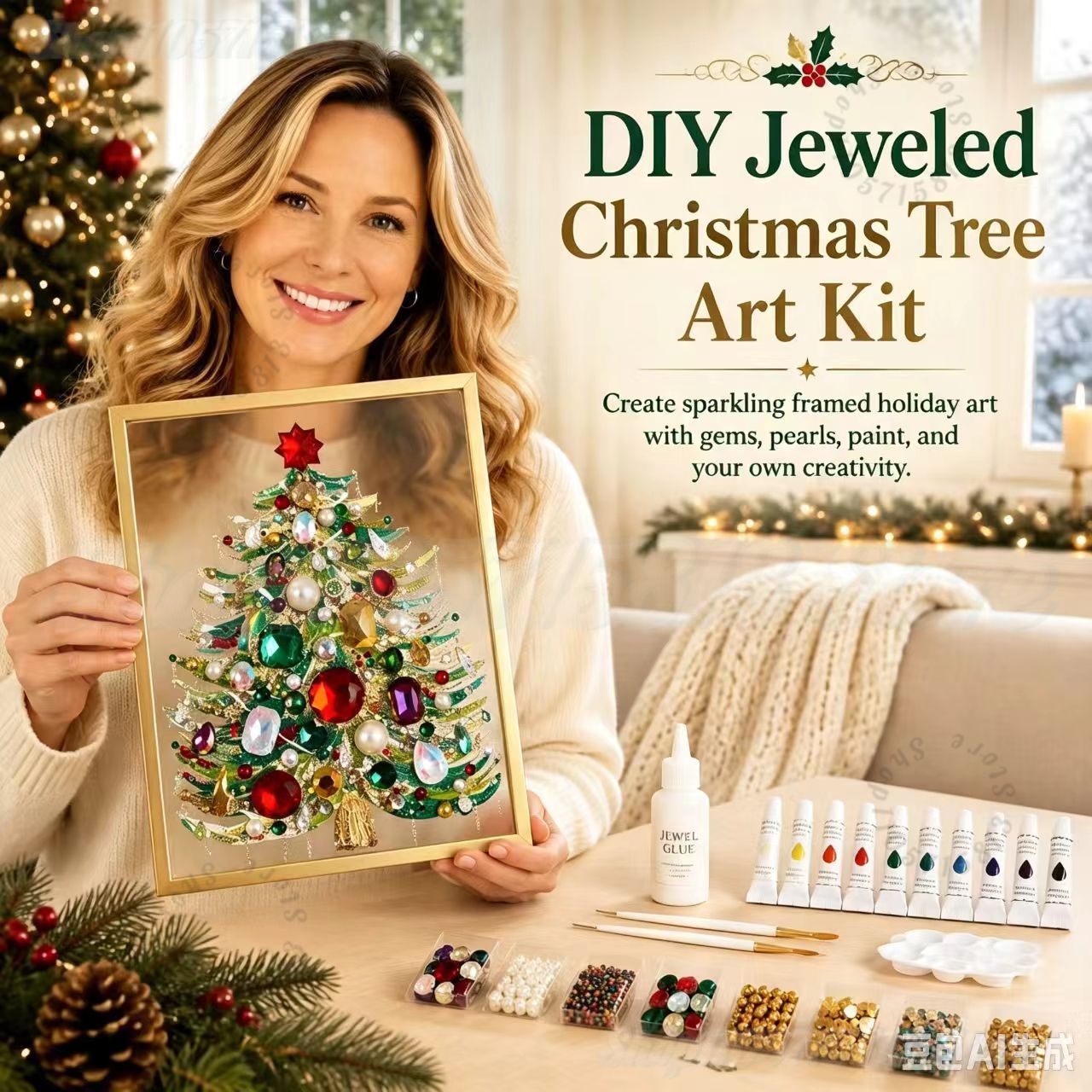DIY Schmuck-Weihnachtsbaum-Kun – Art And Craft Xmas Tree Bewertung und Preis