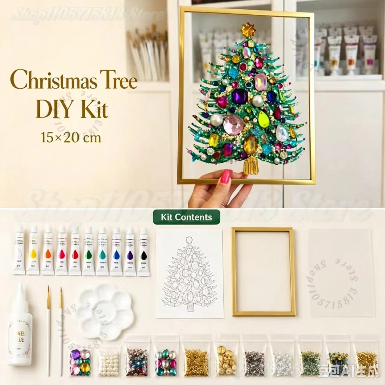 DIY Schmuck-Weihnachtsbaum-Kun – Art And Craft Xmas Tree Bewertung und Preis