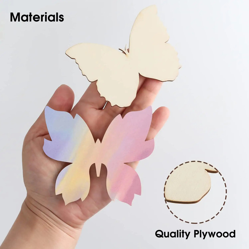 10 stücke Holz Schmetterling B – Art Craft Butterfly Bewertung und Preis